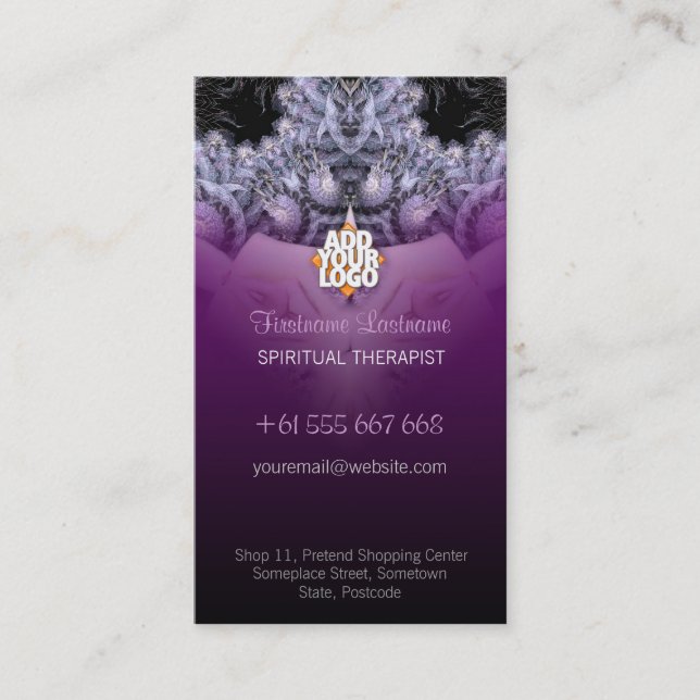 Fractal Tribal Totem Business Card (Front)