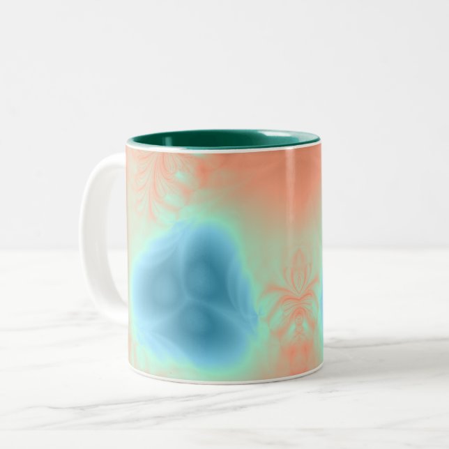 Fractal  Two-Tone coffee mug (Front Left)