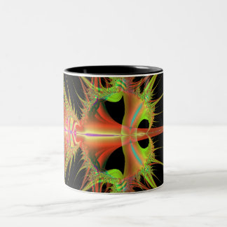 Fractal  Two-Tone coffee mug