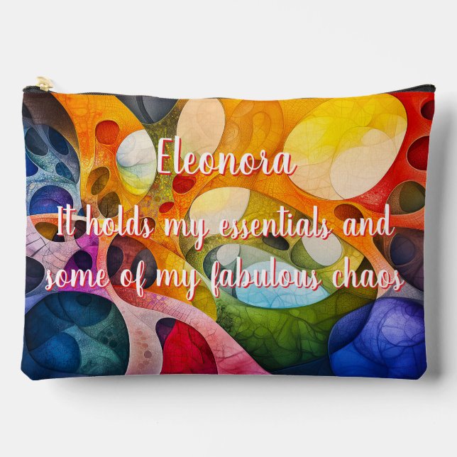 Fractal Universe – Fabulous Chaos Large Pouch (Front)