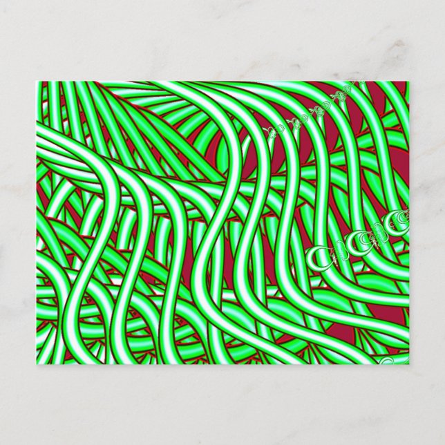 Fractal vines postcard (Front)