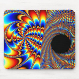 Fractal Wink Mouse Pad