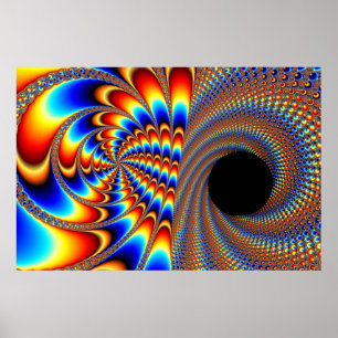 Fractal Wink Poster