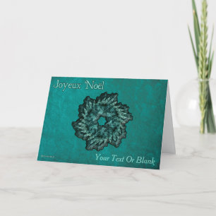 Fractal Wreath - Joyeux Noël Card