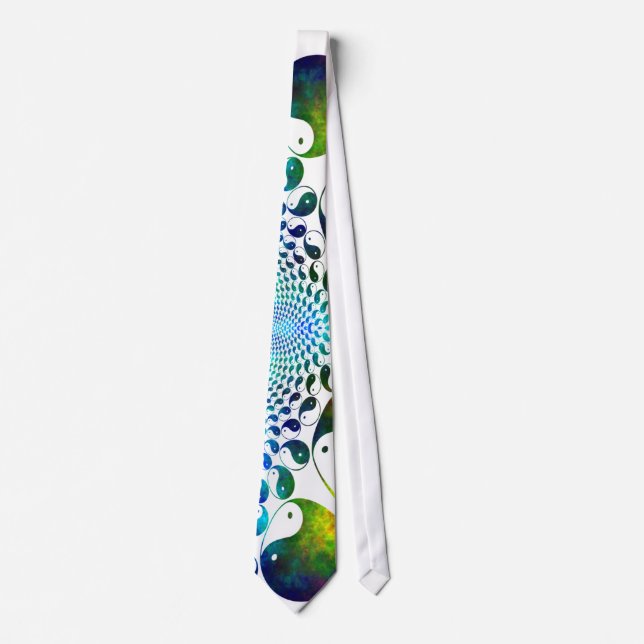 Fractal Yin Yang: Blue Tie (Front)