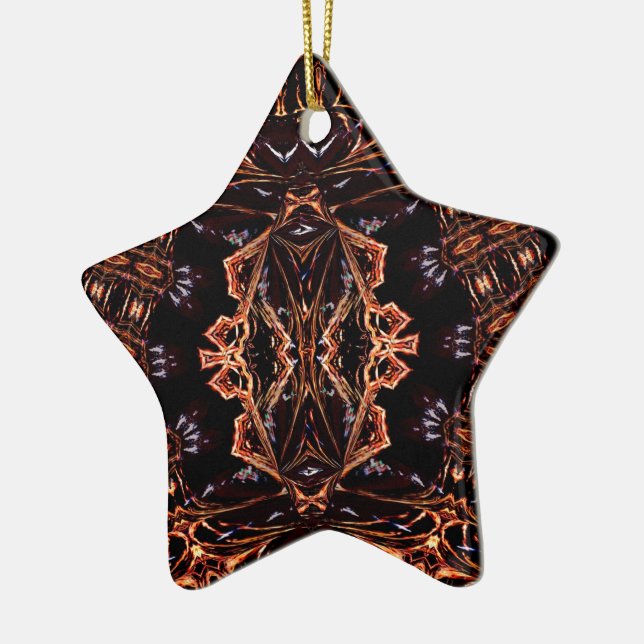 Fractal Your Custom Star Ornament (Left)