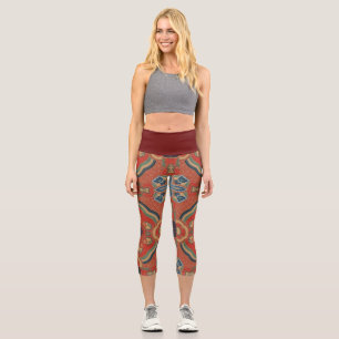 Fractal Zazzle_Growshop. Capri Leggings