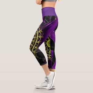 Fractal Zazzle_Growshop. Capri Leggings