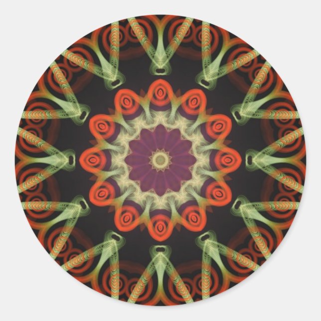 FractalArt #17 Sticker (Front)