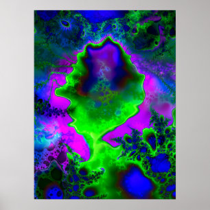 Fractales liquides 3 Poster