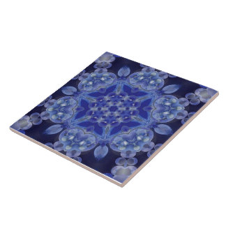 Fractalian bubbles - Ceramic Tile