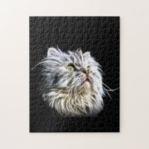 Fractalius Persian Cat Jigsaw Puzzle