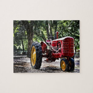 Fractalius Tractor Jigsaw Puzzle