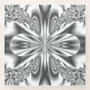 Fractalize Glass Coaster