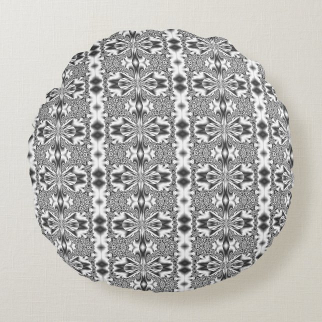 Fractalize Round Pillow (Front)