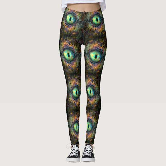 Fractalized labradorite eye5 leggings (Front)