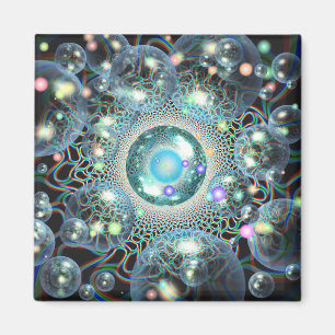 'fractals&bubbles&orbs~Oh My!' Magnet
