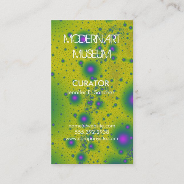 Fractals Business Card (Front)