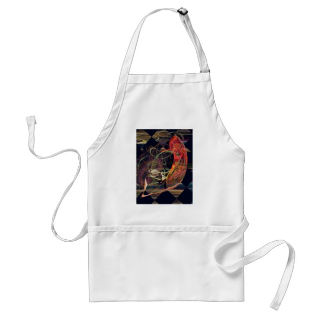 Fractals - Koi in Swirling Water Standard Apron (Front)