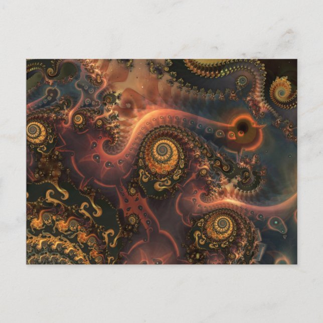 Fractals-Terra Vortex Postcard (Front)