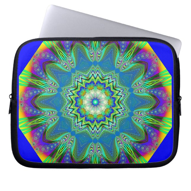 Fractalscope 27 laptop sleeve (Front)