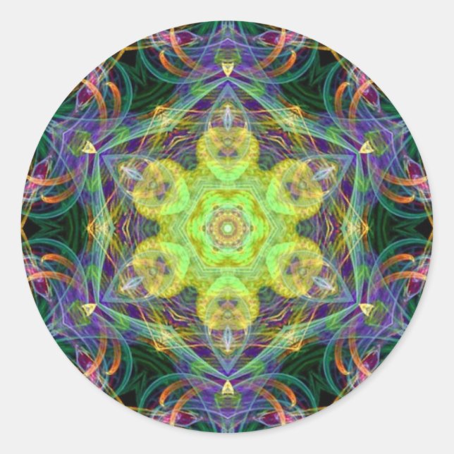 Fractidelic 015 Sticker (Front)