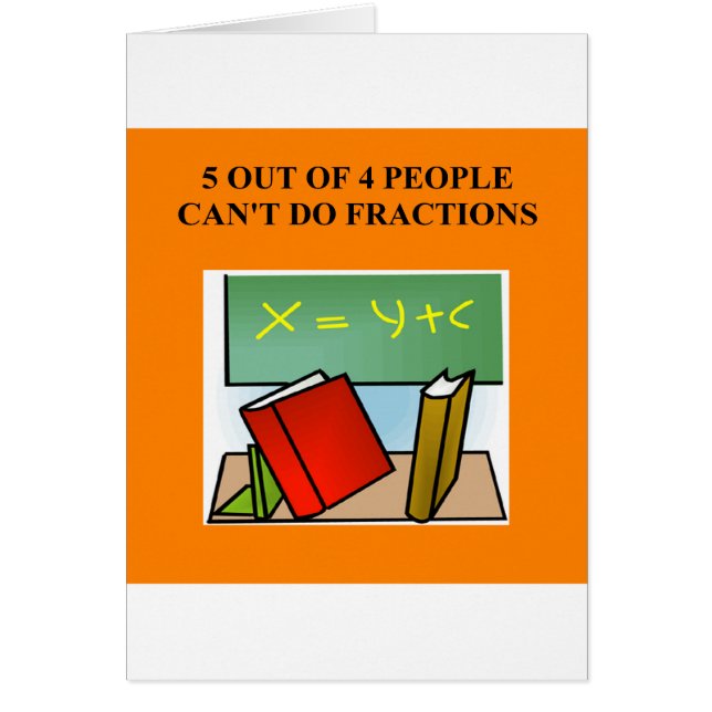 fraction math joke (Front)