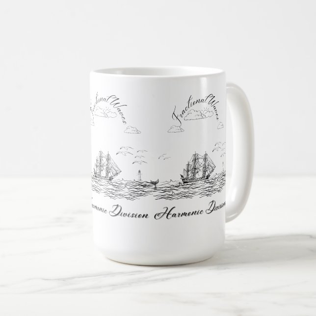 Fractional Waves Coffee Mug (Front Right)