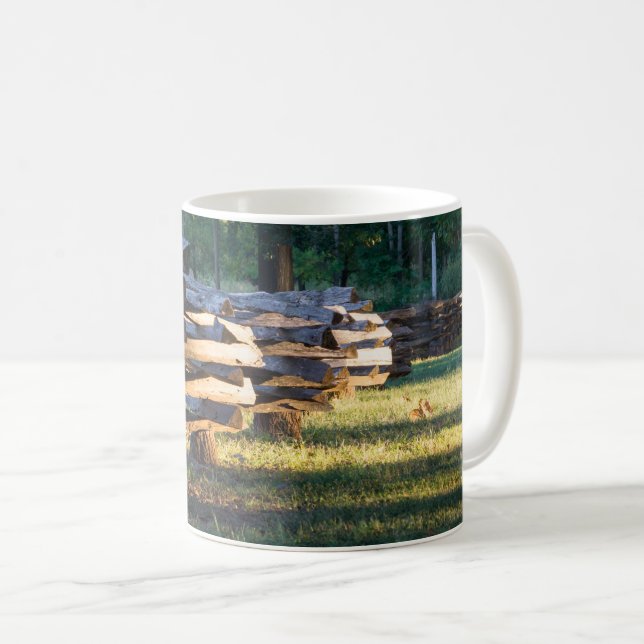 Fractionner le rail clôture café Mug (Devant droit)