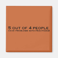 Fractions Are Cool Magnet