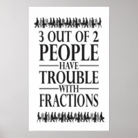 Fractions - Math Poster