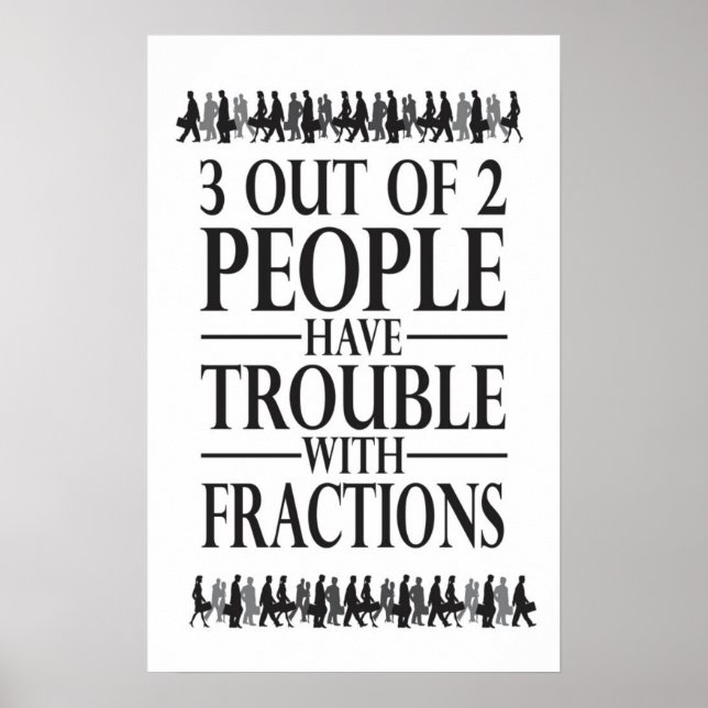 Fractions - Poster Math (Devant)