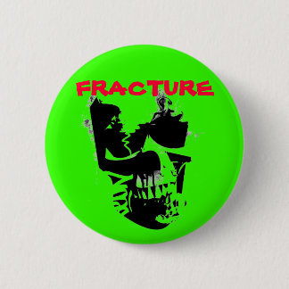 fracture skull 2 inch round button
