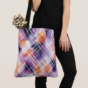 Fractured Aurora Tote Bag