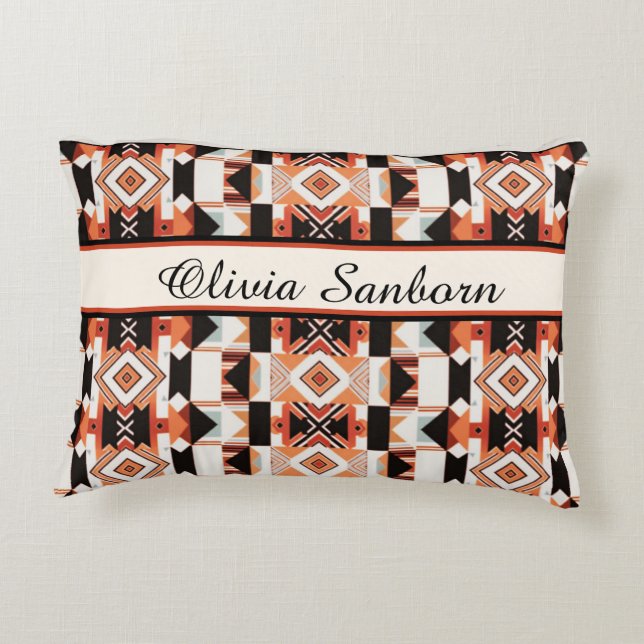 Fractured Harmony  Accent Pillow (Back)