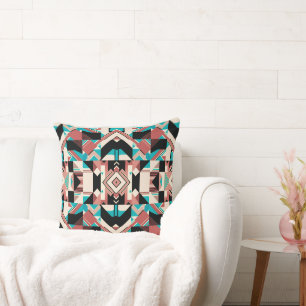Fractured Harmony  Throw Pillow