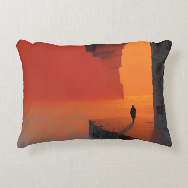 Fractured mind No. 1 Accent Pillow (Front)
