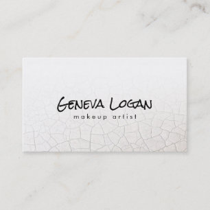 Fractured subtle elegant light minimalist business card