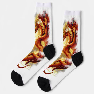 Fractured Sun Dragon Socks