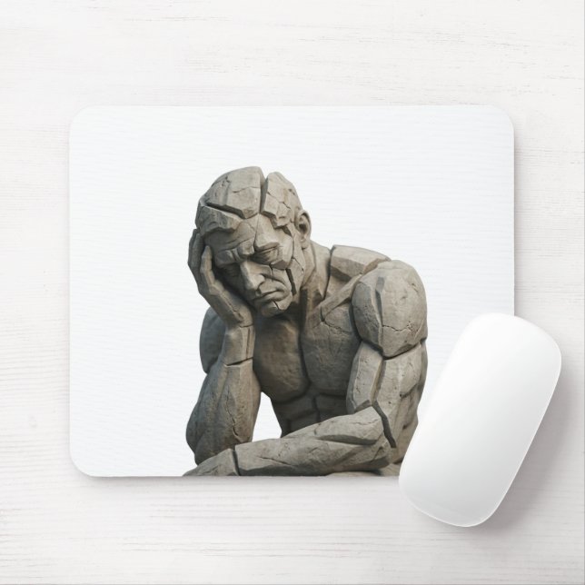 Fractured Thought Mouse Pad (With Mouse)
