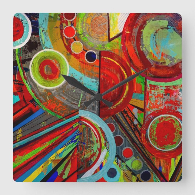 Fractured Wall Clock (Front)