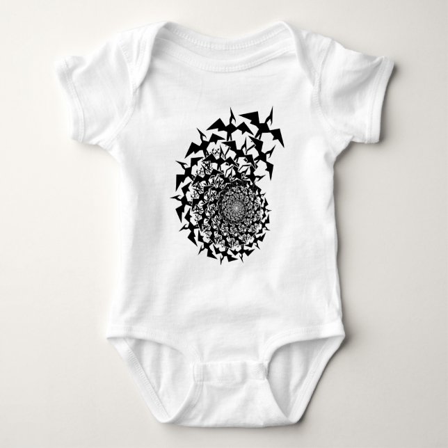 Fractyl Pterodactyl Baby Bodysuit (Front)