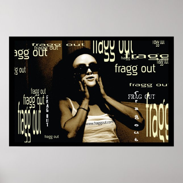 frag out mask poster (Front)