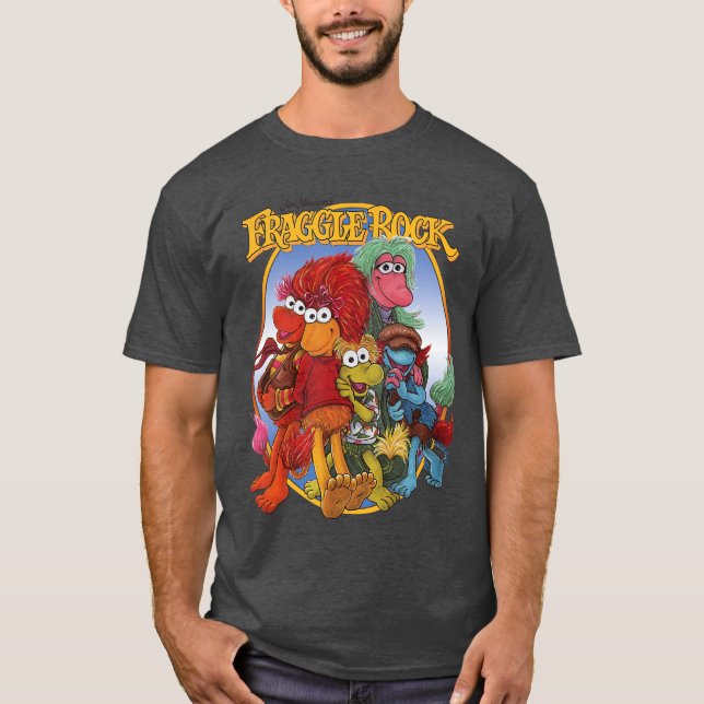 Fraggle Rock Group Hug funny T-Shirt (Front)