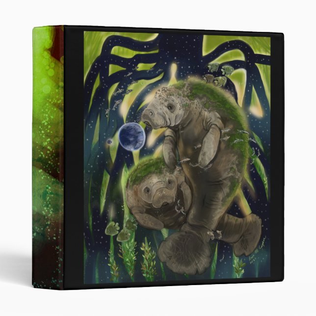 Fragile Balance Manatee  Binder (Front/Spine)