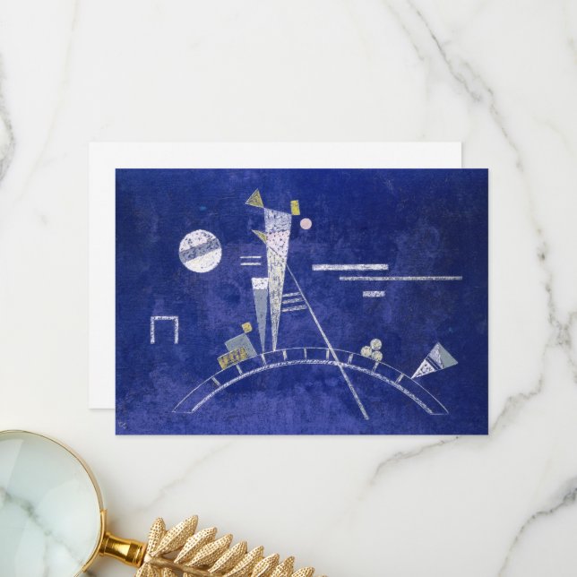 Fragile by Wassily Kandinsky Thank You Card (Front/Back In Situ)