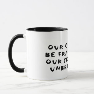 fragile code unbreakable testing mug