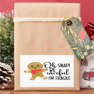 Fragile Gingersnap Sticker