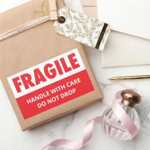 Fragile Handle With Care Do Not Drop Shipping Sticker