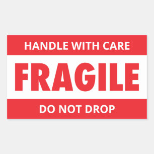 Fragile Handle With Care Do Not Drop Shipping Sticker